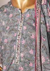 NSM-0133- 3 Piece Printed Stitched Suit