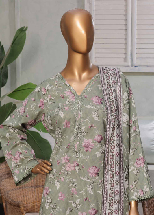 NSM-0134-PR R1-4- 3 Piece Printed Stitched Suit