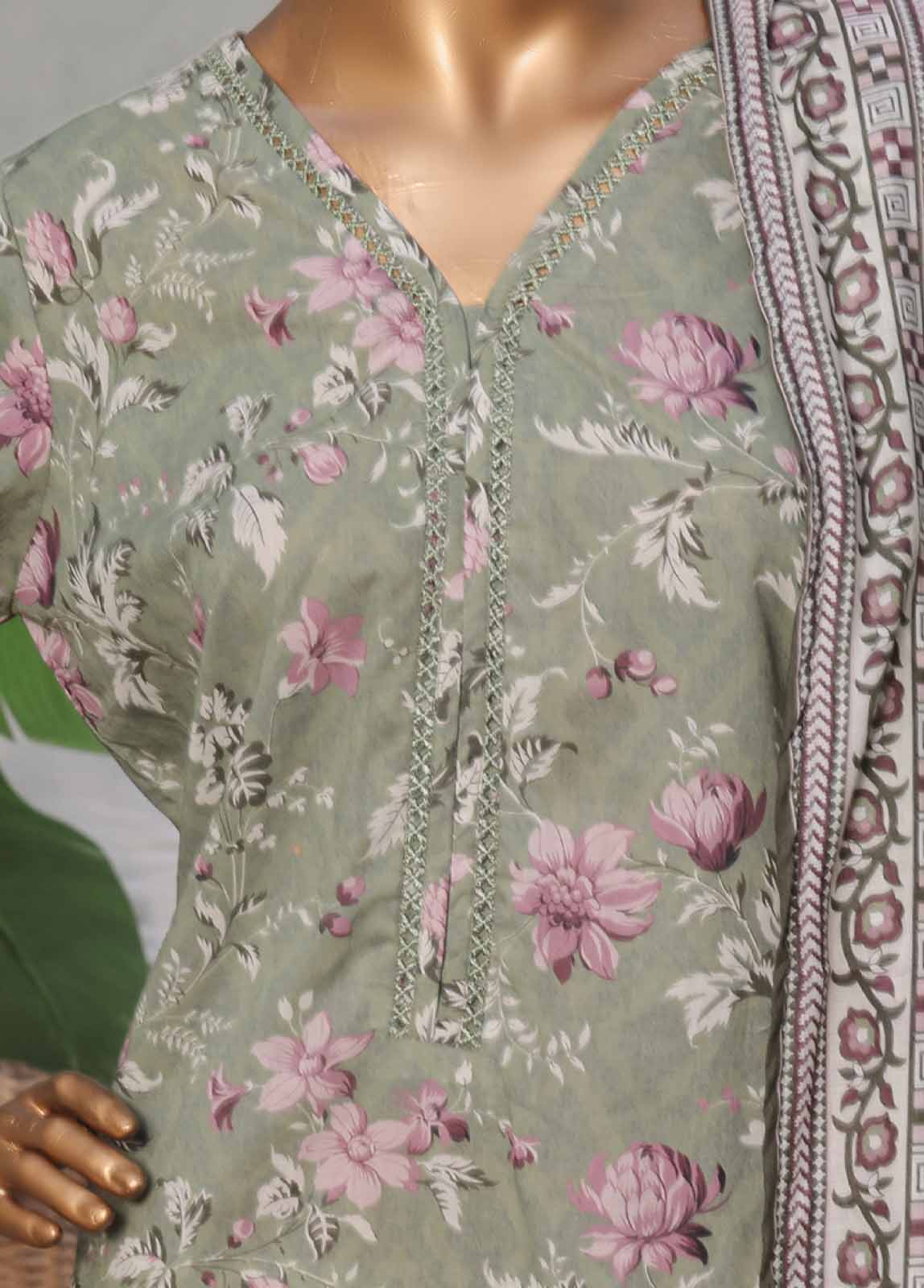 NSM-0134-PR R1-4- 3 Piece Printed Stitched Suit