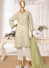 NSM-0167-PR R1-4- 3 Piece Printed Stitched Suit