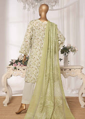NSM-0167-PR R1-4- 3 Piece Printed Stitched Suit