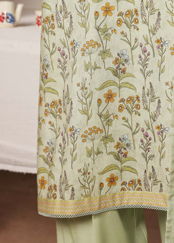 Bin Saeed Fabric - NSM-0154- 3 Piece Printed Stitched Suit