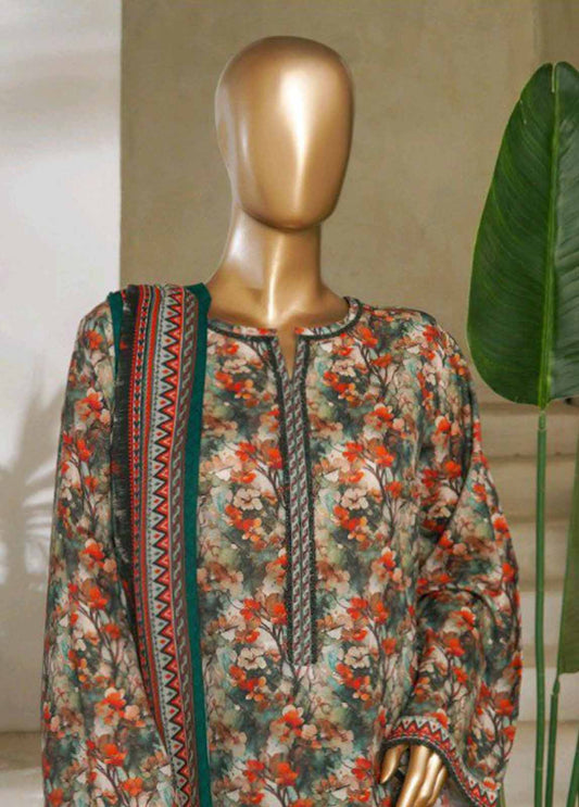 NSM-0158-PR R1-4- 3 Piece Printed Stitched Suit
