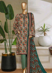 NSM-0158-PR R1-4- 3 Piece Printed Stitched Suit