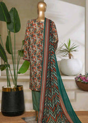 NSM-0158-PR R1-4- 3 Piece Printed Stitched Suit