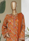 NSM-0159-PR R10-11- 3 Piece Printed Cotton Stitched Suit