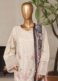 NSM-016-DEMB- 3 Piece Luxury Embroidered Stitched Suit