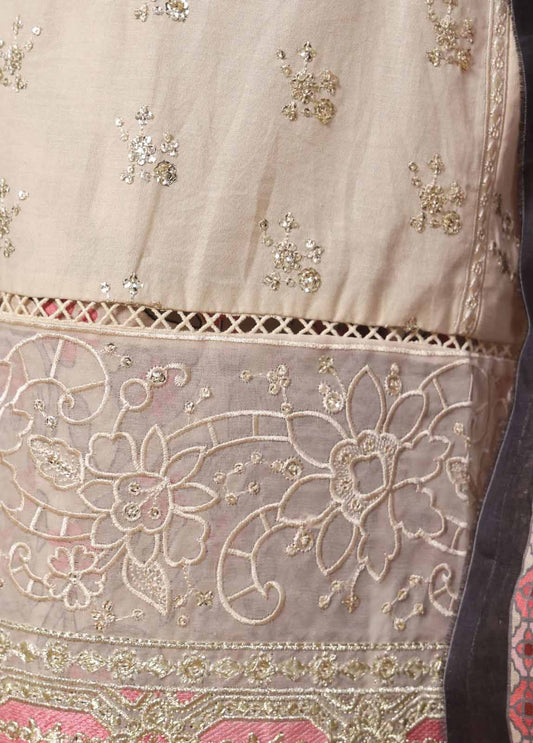 NSM-016-DEMB- 3 Piece Luxury Embroidered Stitched Suit
