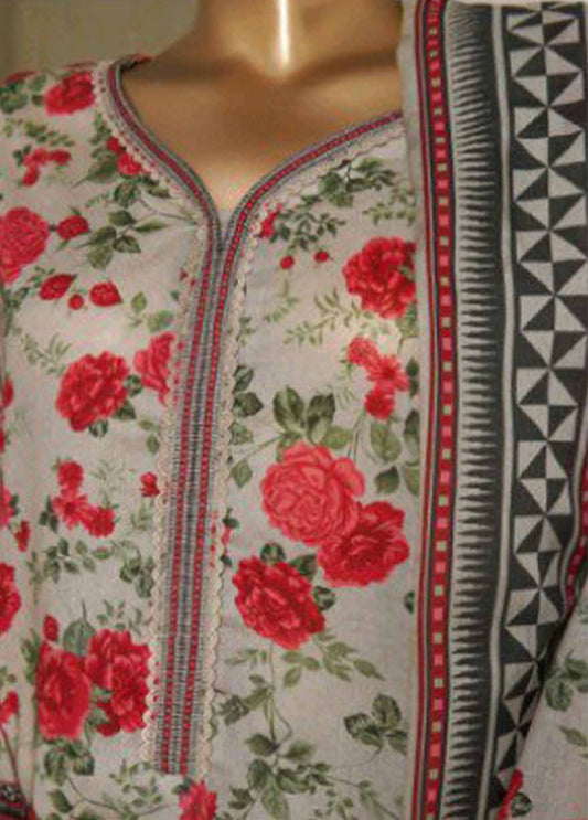 NSM-0162-PR R1-4- 3 Piece Printed Stitched Suit