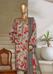 NSM-0162-PR R1-4- 3 Piece Printed Stitched Suit
