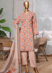 NSM-0164 R-05- 3 Piece Printed Stitched Suit