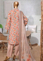 NSM-0164 R-05- 3 Piece Printed Stitched Suit