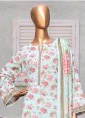 NSM-0165 R-05- 3 Piece Printed Stitched Suit