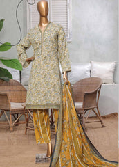 NSM-0135-PR R1-4- 3 Piece Printed Stitched Suit