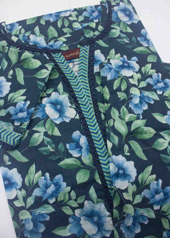 Bin Saeed Fabric - NSM-0168- 2 Piece Printed Cotton Stitched Co Ords