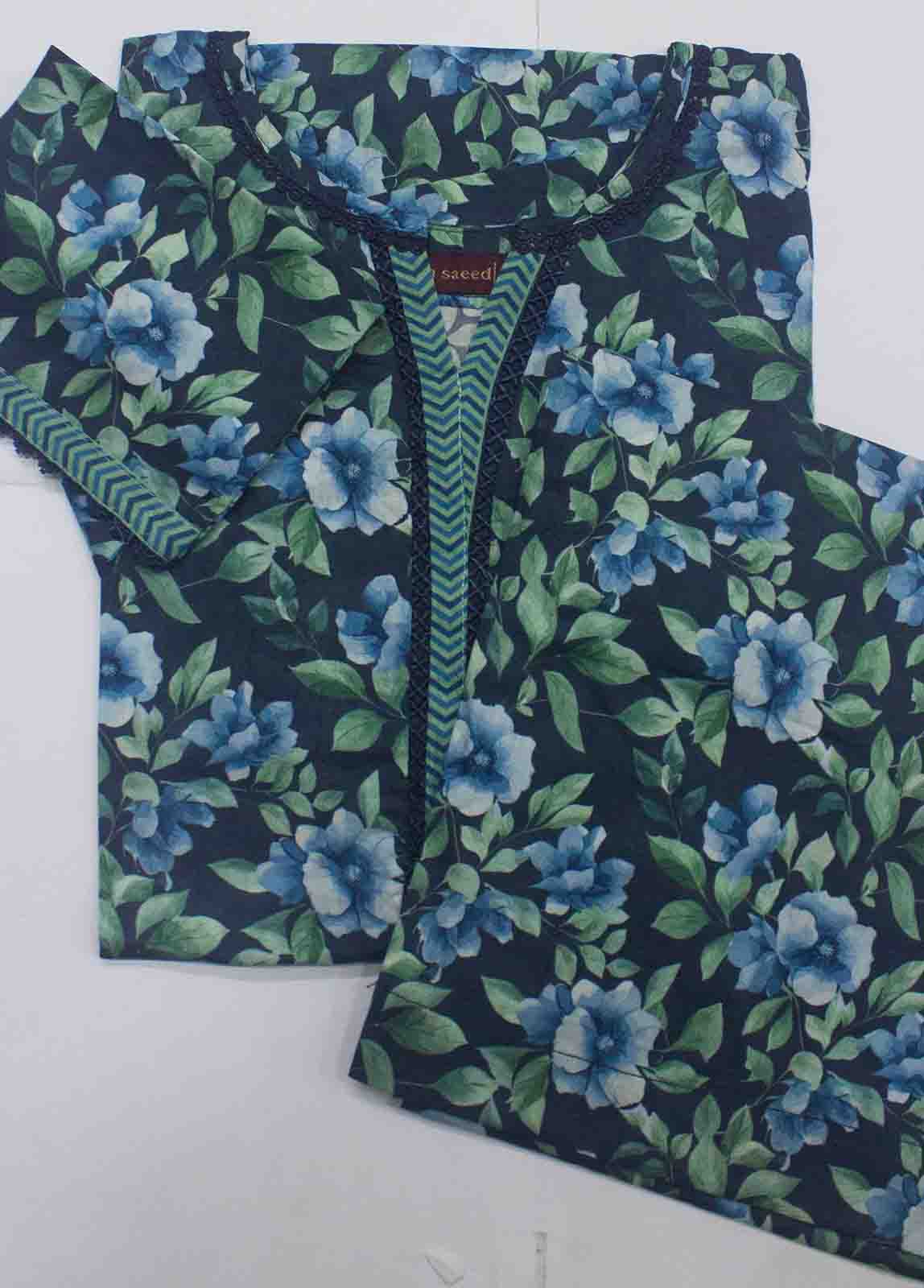 Bin Saeed Fabric - NSM-0168- 2 Piece Printed Cotton Stitched Co Ords