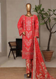 NSM-017-DEMB- 3 Piece Luxury Embroidered Stitched Suit