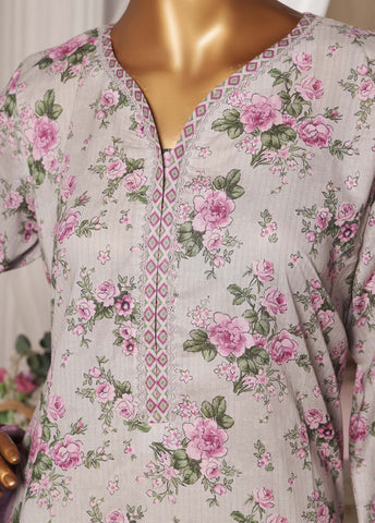 Bin Saeed Fabric - NSM-0170- 3 Piece Printed Stitched Suit