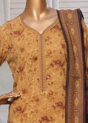 NSM-0172 R-05- 3 Piece Printed Stitched Suit