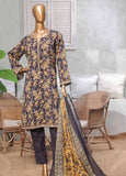 NSM-0174-PR R1-4- 3 Piece Printed Stitched Suit