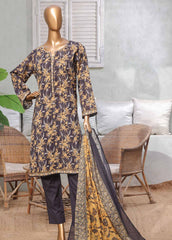 NSM-0174-PR R1-4- 3 Piece Printed Stitched Suit