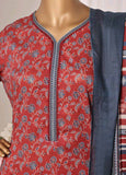NSM-0177 R-05- 3 Piece Printed Stitched Suit