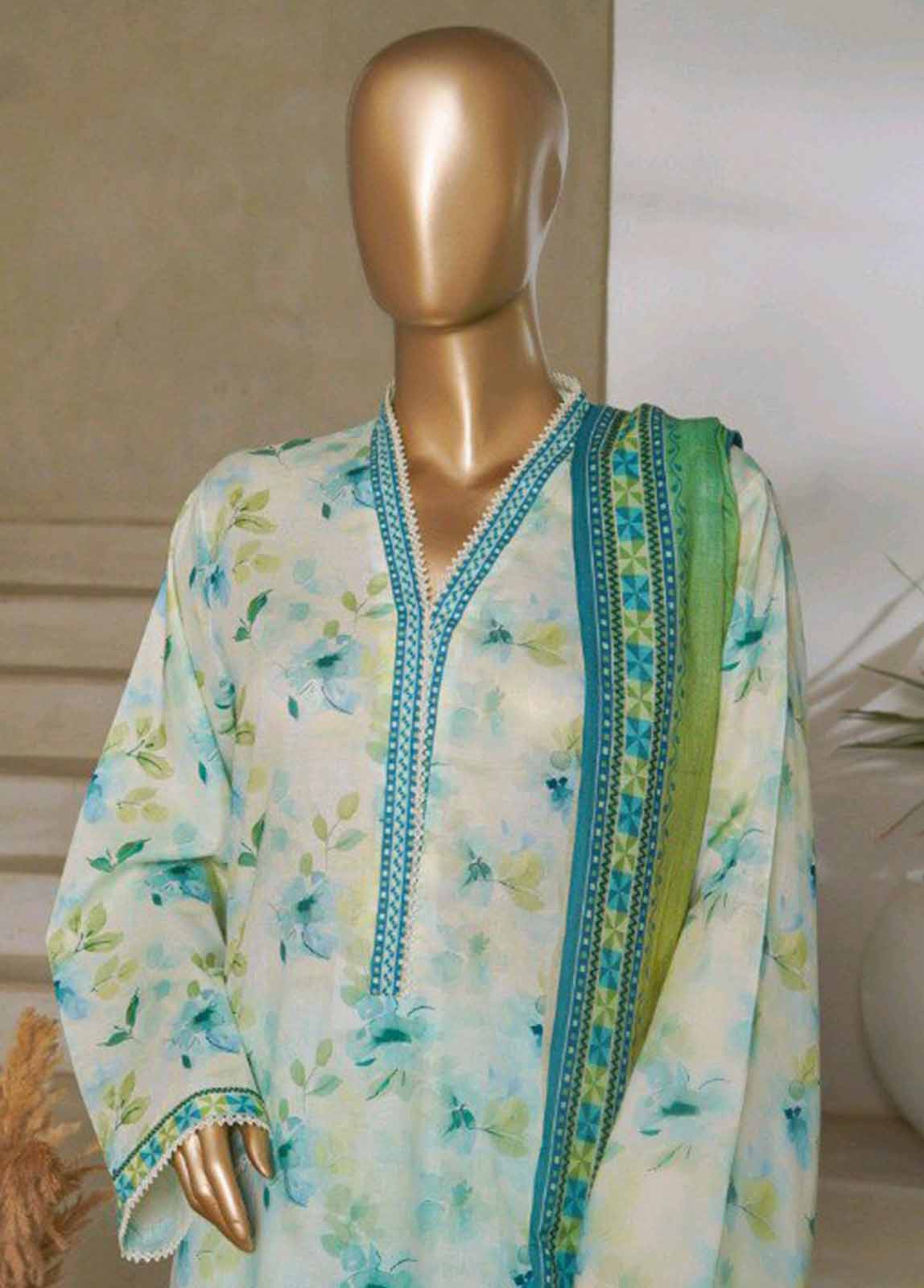 NSM-0180-PR R1-4- 3 Piece Printed Stitched Suit