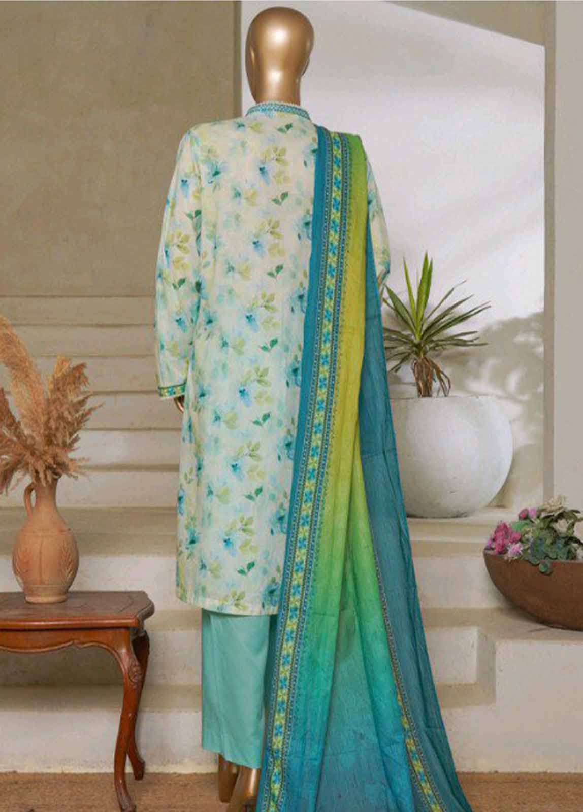 NSM-0180-PR R1-4- 3 Piece Printed Stitched Suit