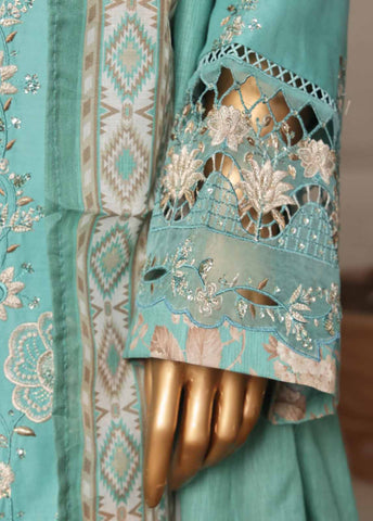 Bin Saeed Fabric - NSM-019-EMB- 3 Piece Luxury Embroidered Stitched Suit