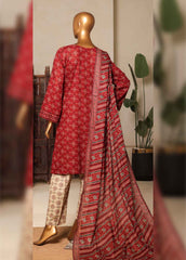 NSM-0191-PR-R2-5- 3 Piece Printed Stitched Suit