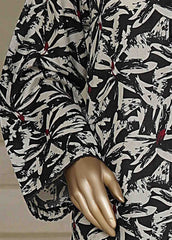 NSM-0197-PR R10-11- 3 Piece Printed Cotton Stitched Suit