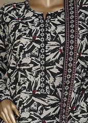 NSM-0197-PR R10-11- 3 Piece Printed Cotton Stitched Suit