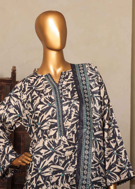 NSM-0198-PR-R2-5- 3 Piece Printed Stitched Suit