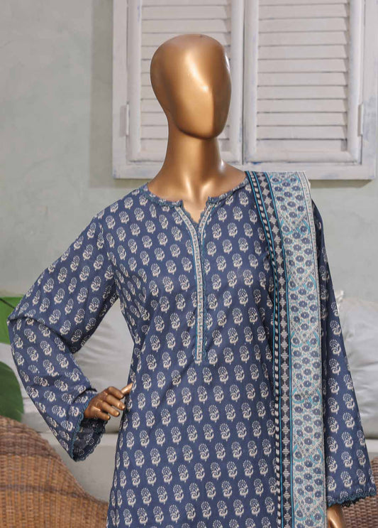 NSM-0200-PR R1-4- 3 Piece Printed Stitched Suit