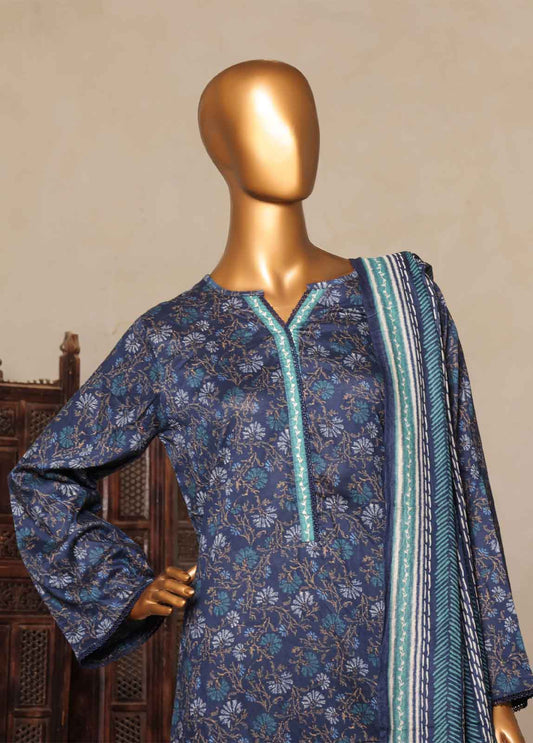 NSM-0204-PR-R2-5- 3 Piece Printed Stitched Suit