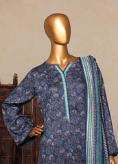 NSM-0204-PR-R2-5- 3 Piece Printed Stitched Suit