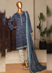 NSM-0204-PR-R2-5- 3 Piece Printed Stitched Suit