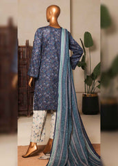 NSM-0204-PR-R2-5- 3 Piece Printed Stitched Suit