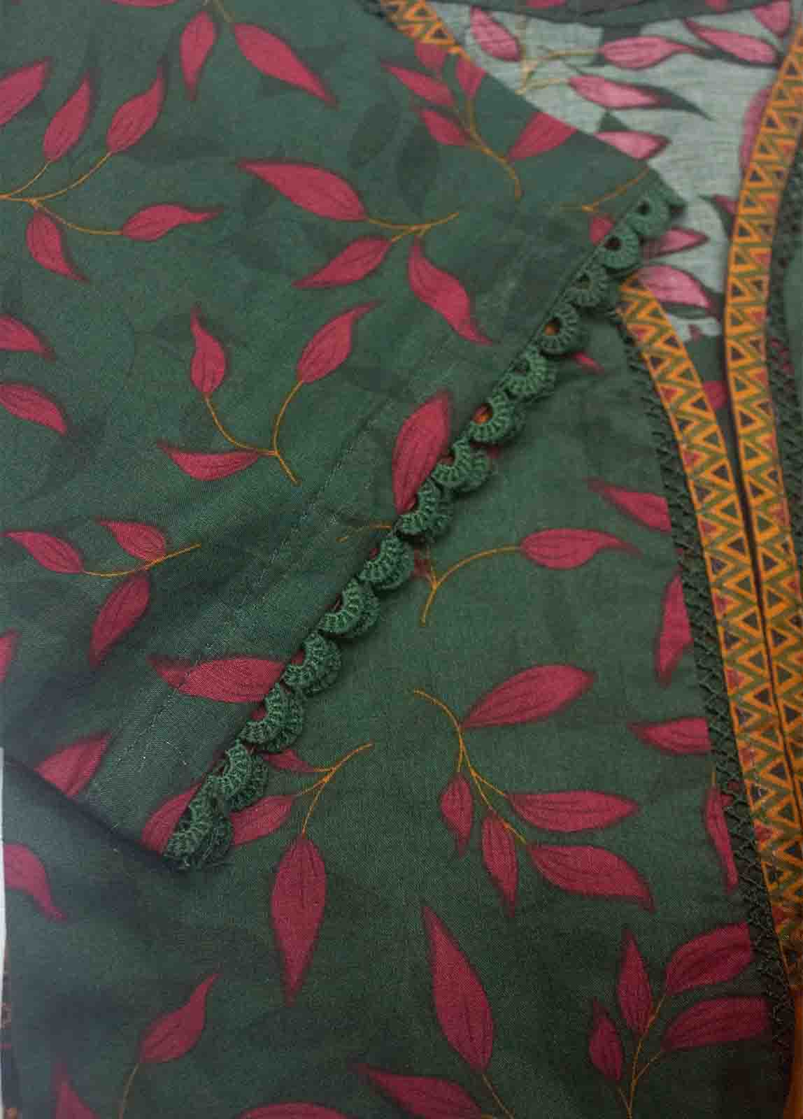 NSM-0209-B- 2 Piece Printed Cotton Stitched Co Ords