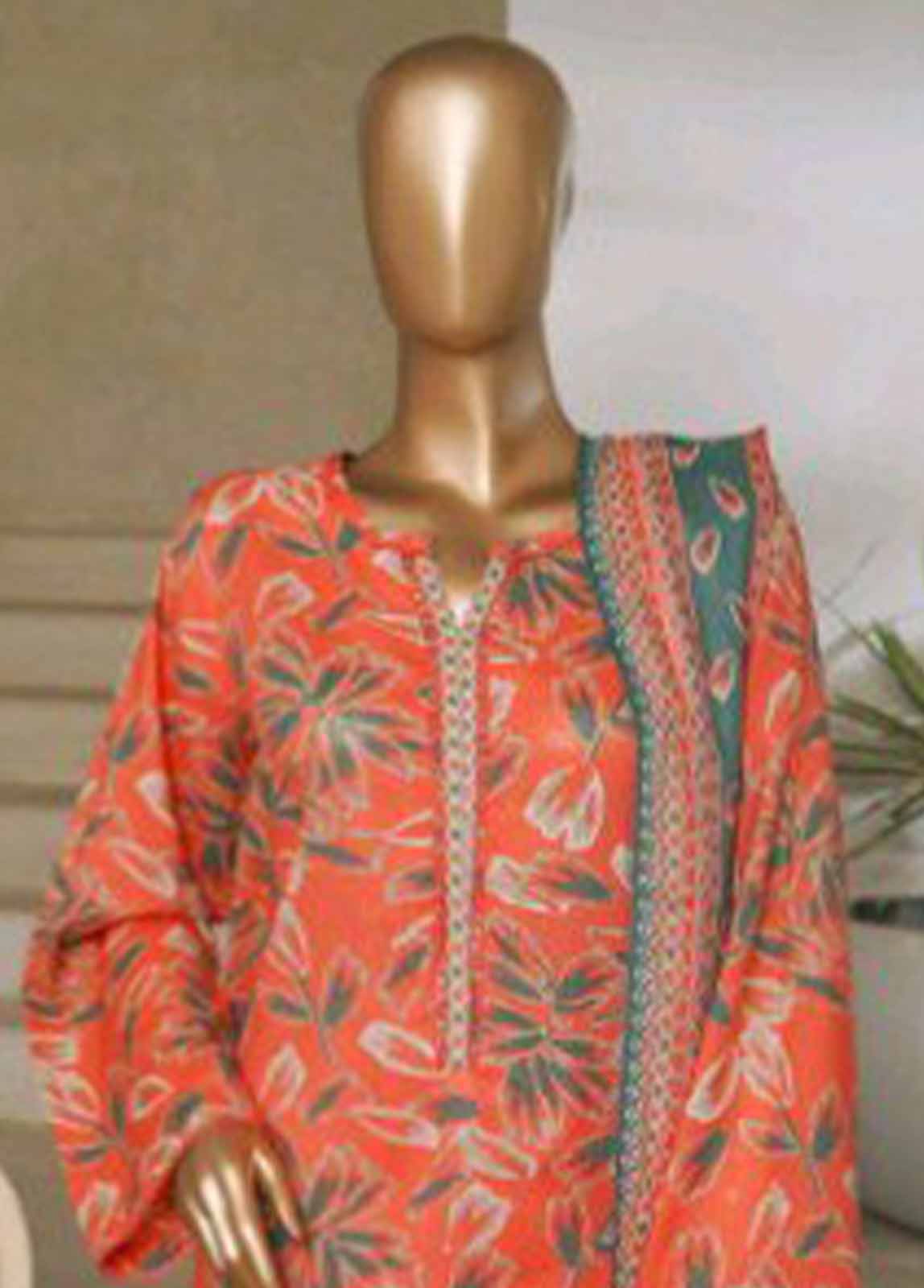 NSM-0210-PR R1-4- 3 Piece Printed Stitched Suit