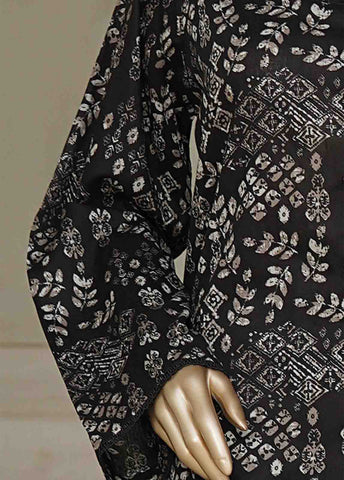 Bin Saeed Fabric - NSM-0214-PR R10-11- 3 Piece Printed Cotton Stitched Suit