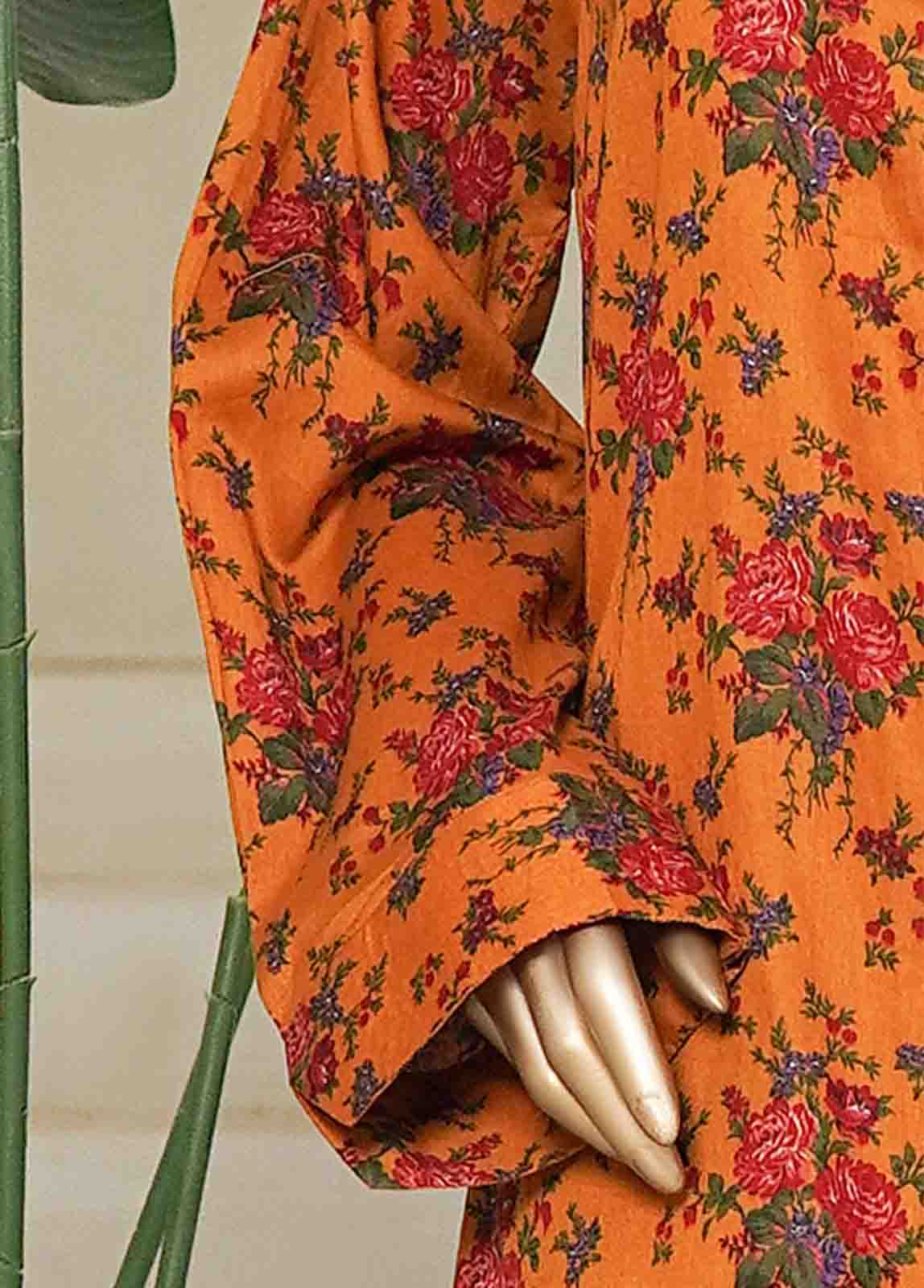 Bin Saeed Fabric - NSM-0215-PR R10-11- 3 Piece Printed Cotton Stitched Suit