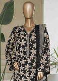 NSM-0216-PR R10-11- 3 Piece Printed Cotton Stitched Suit