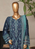NSM-024-DEMB- 3 Piece Luxury Embroidered Stitched Suit
