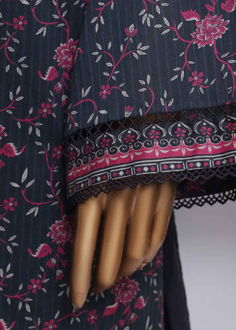 Bin Saeed Fabric - NSM-025- 3 Piece Printed Farshi Shalwar Suit