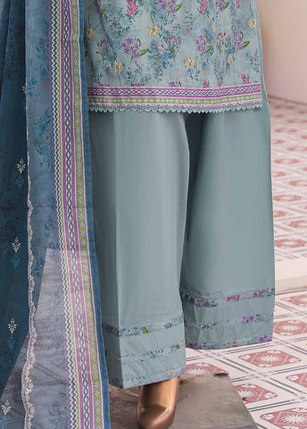 Bin Saeed Fabric - NSM-026- 3 Piece Printed Farshi Shalwar Suit