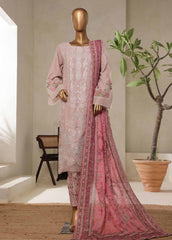 NSM-030-DEMB- 3 Piece Luxury Embroidered Stitched Suit