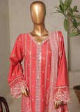 NSM-036-DEMB- 3 Piece Luxury Embroidered Stitched Suit