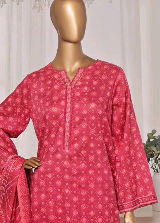 NSM-038 R-06- 3 Piece Printed Stitched Suit