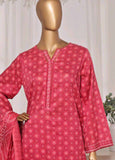 NSM-038 R-06- 3 Piece Printed Stitched Suit